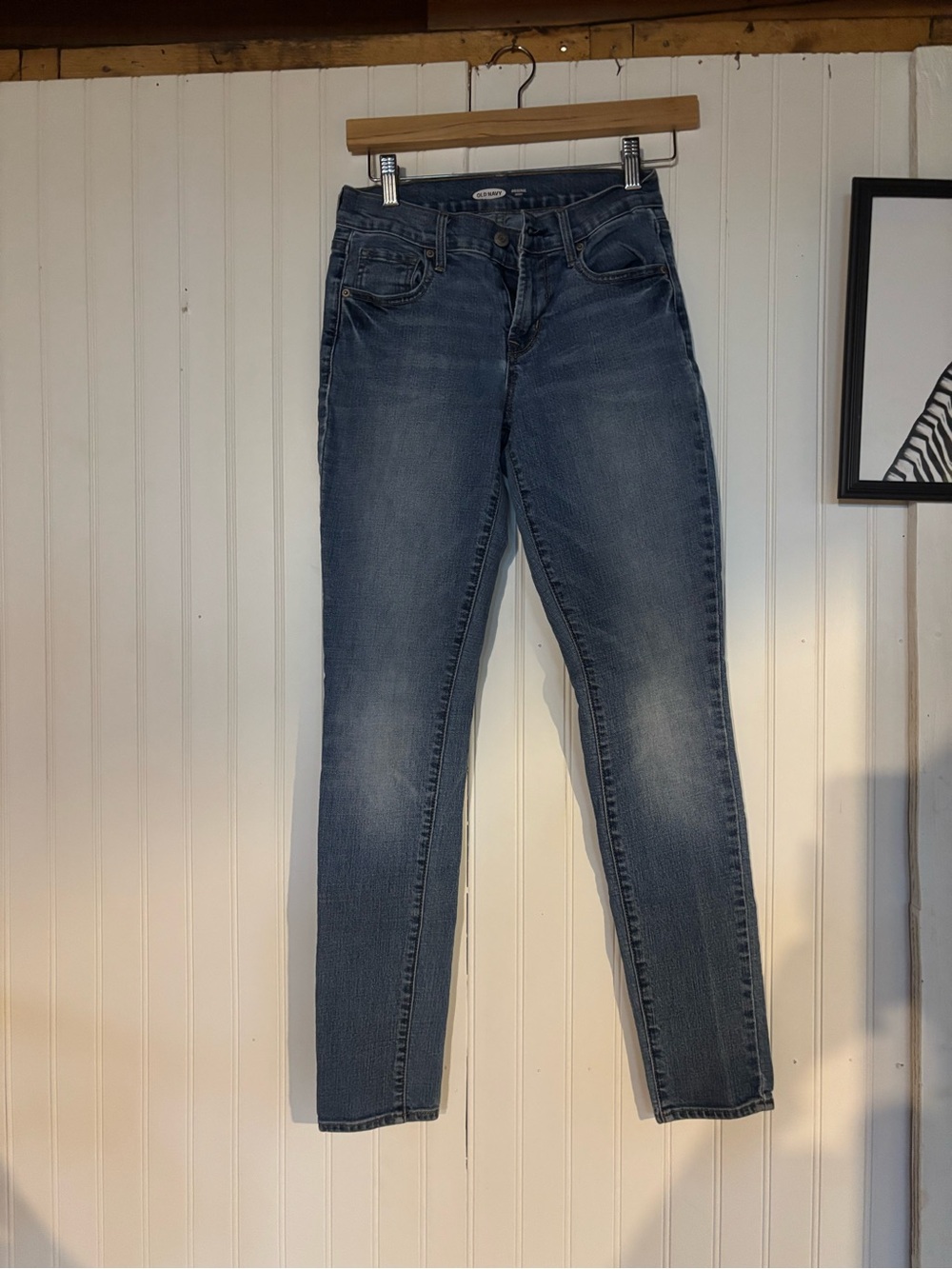 Old Navy Women's Skinny Jeans in Blue Wash